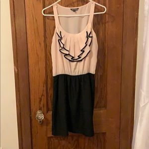 Pink cream colored dress